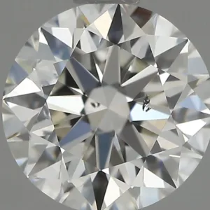 0.91 Carat Round H SI2 Natural Diamond
