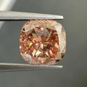 1 Carat Cushion Modified Fancy Deep Brown Pink SI1 Natural Diamond