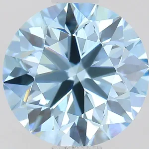 1 Carat Round Fancy Intense Blue VS1 Lab Diamond