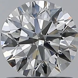 1 Carat Round H SI1 Natural Diamond