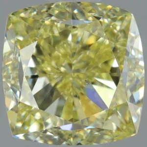 1.01 Carat Cushion Brilliant Faint Yellow VS2 Natural Diamond