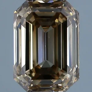 1.01 Carat Emerald Fancy Dark Brown VS2 Natural Diamond