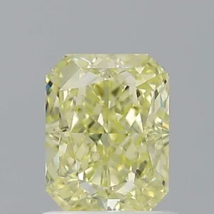 1.01 Carat Radiant Fancy Yellow VS1 Natural Diamond