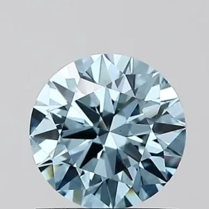 1.01 Carat Round Fancy Intense Blue VS2 Lab Diamond