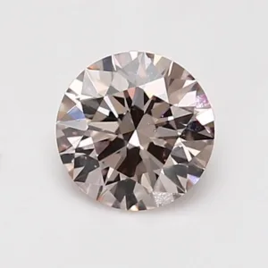 1.01 Carat Round Fancy Light Pink SI1 Natural Diamond