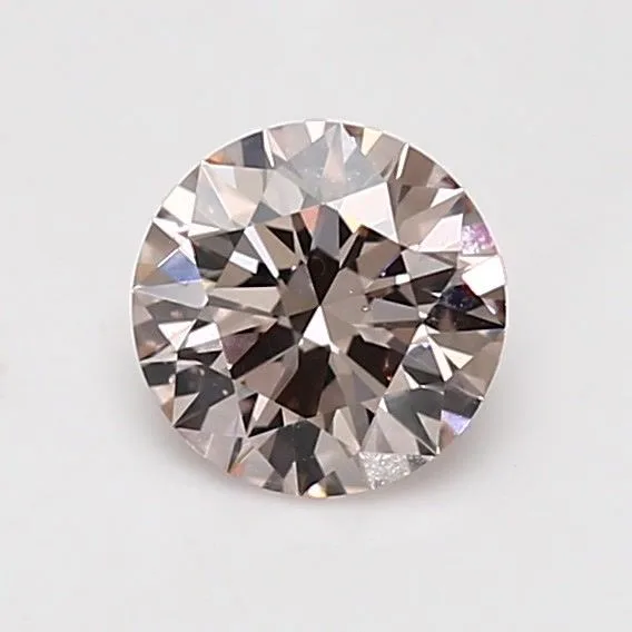 1.01 Carat Round Fancy Light Pink SI1 Natural Diamond 1 1.01 Carat Round Fancy Light Pink SI1 Natural Diamond