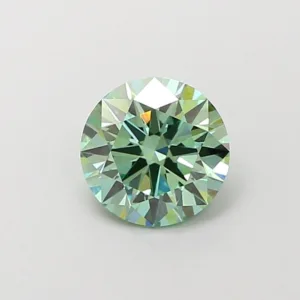 1.01 Carat Round Fancy Vivid Green VS1 Lab Diamond