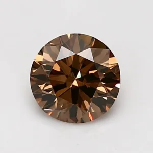 1.02 Carat Round Fancy Brown VS2 Natural Diamond
