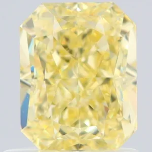 1.04 Carat Radiant Fancy Yellow VS1 Natural Diamond