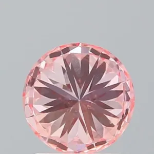 1.04 Carat Round Fancy Intense Pink SI1 Lab Diamond