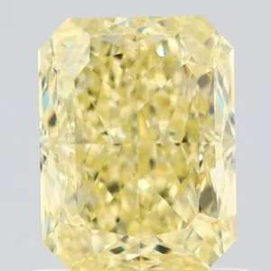 1.16 Carat Radiant Fancy Yellow VVS1 Natural Diamond