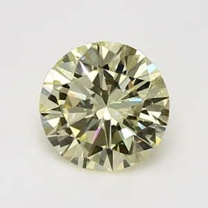 1.16 Carat Round Fancy Light Yellow VVS2 Natural Diamond