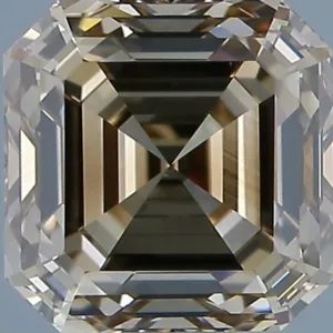 1.16 Carat Square Emerald Fancy Dark Brown VS1 Natural Diamond