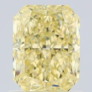 1.18 Carat Radiant Fancy Yellow VS1 Natural Diamond