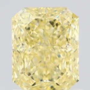 1.26 Carat Radiant Fancy Yellow VVS1 Natural Diamond