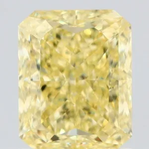 1.3 Carat Radiant Fancy Yellow VVS2 Natural Diamond