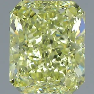 1.4 Carat Radiant Faint Yellow VVS2 Natural Diamond