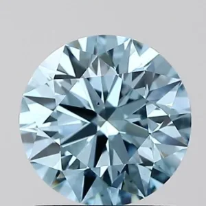 1.43 Carat Round Fancy Intense Blue VS2 Lab Diamond