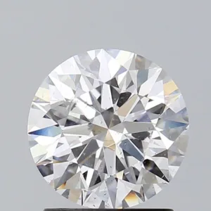 1.5 Carat Round D SI2 Natural Diamond
