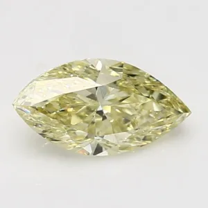 1.51 Carat Marquise Fancy Light Yellow SI1 Natural Diamond