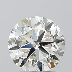 1.51 Carat Round J SI2 Natural Diamond