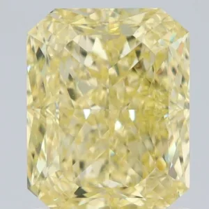 1.52 Carat Radiant Fancy Yellow VVS1 Natural Diamond
