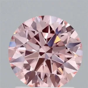 1.53 Carat Round Fancy Intense Pink VVS2 Lab Diamond