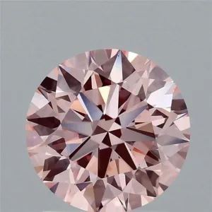 1.54 Carat Round Fancy Intense Pink VS1 Lab Diamond