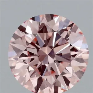 1.54 Carat Round Fancy Intense Pink VVS2 Lab Diamond