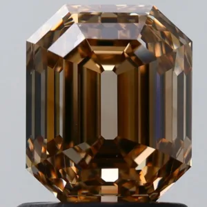 1.55 Carat Emerald Fancy Dark Brown VVS2 Natural Diamond