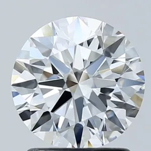 1.55 Carat Round D VVS2 Natural Diamond