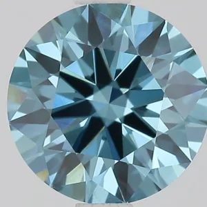 1.58 Carat Round Fancy Vivid Blue VS1 Lab Diamond