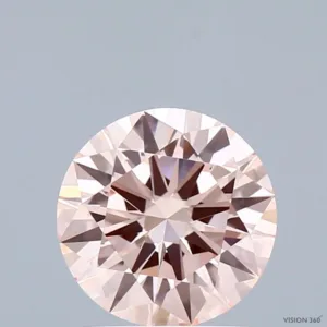 1.6 Carat Round Fancy Pink VVS2 Lab Diamond