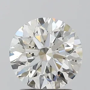 1.61 Carat Round H SI2 Natural Diamond