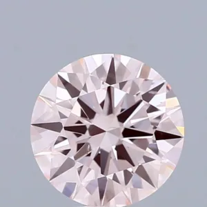 1.64 Carat Round Fancy Intense Pink VS2 Lab Diamond