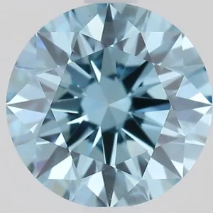 1.7 Carat Round Fancy Vivid Blue VS1 Lab Diamond