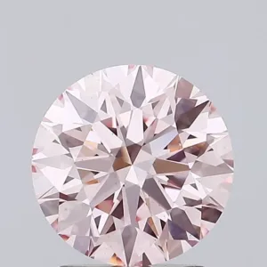 1.72 Carat Round Fancy Intense Pink VS1 Lab Diamond
