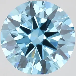 1.73 Carat Round Fancy Vivid Blue VS1 Lab Diamond