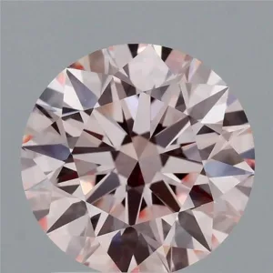 1.77 Carat Round Fancy Pink VVS2 Lab Diamond