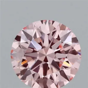 1.94 Carat Round Fancy Vivid Pink VVS2 Lab Diamond