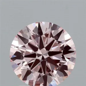 1.95 Carat Round Fancy Intense Pink VS1 Lab Diamond