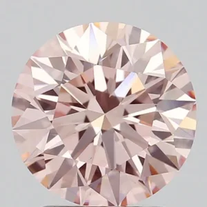 1.95 Carat Round Fancy Intense Pink VVS2 Lab Diamond