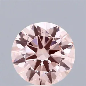 1.96 Carat Round Fancy Intense Pink VS1 Lab Diamond