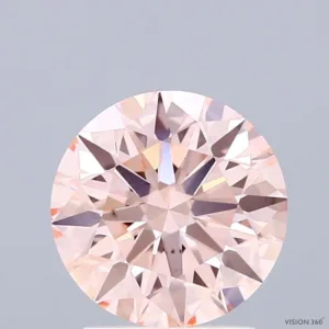 1.99 Carat Round Fancy Intense Pink VS2 Lab Diamond