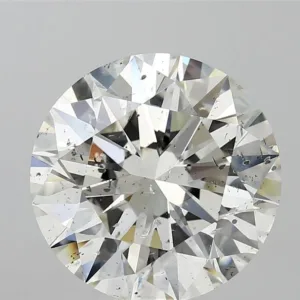 10.03 Carat Round H SI2 Natural Diamond