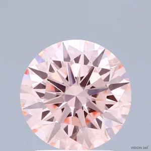 2 Carat Round Fancy Intense Pink VS1 Lab Diamond