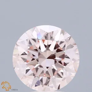 2 Carat Round Fancy Intense Pink VS1 Lab Diamond