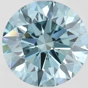 2 Carat Round Fancy Vivid Blue VS1 Lab Diamond
