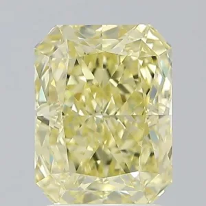 2.02 Carat Radiant Fancy Yellow VS1 Natural Diamond