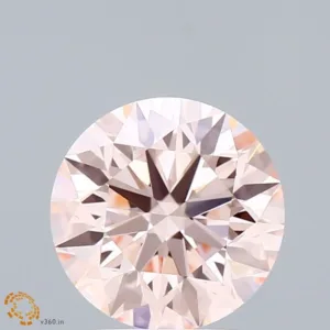 2.02 Carat Round Fancy Intense Pink VVS2 Lab Diamond